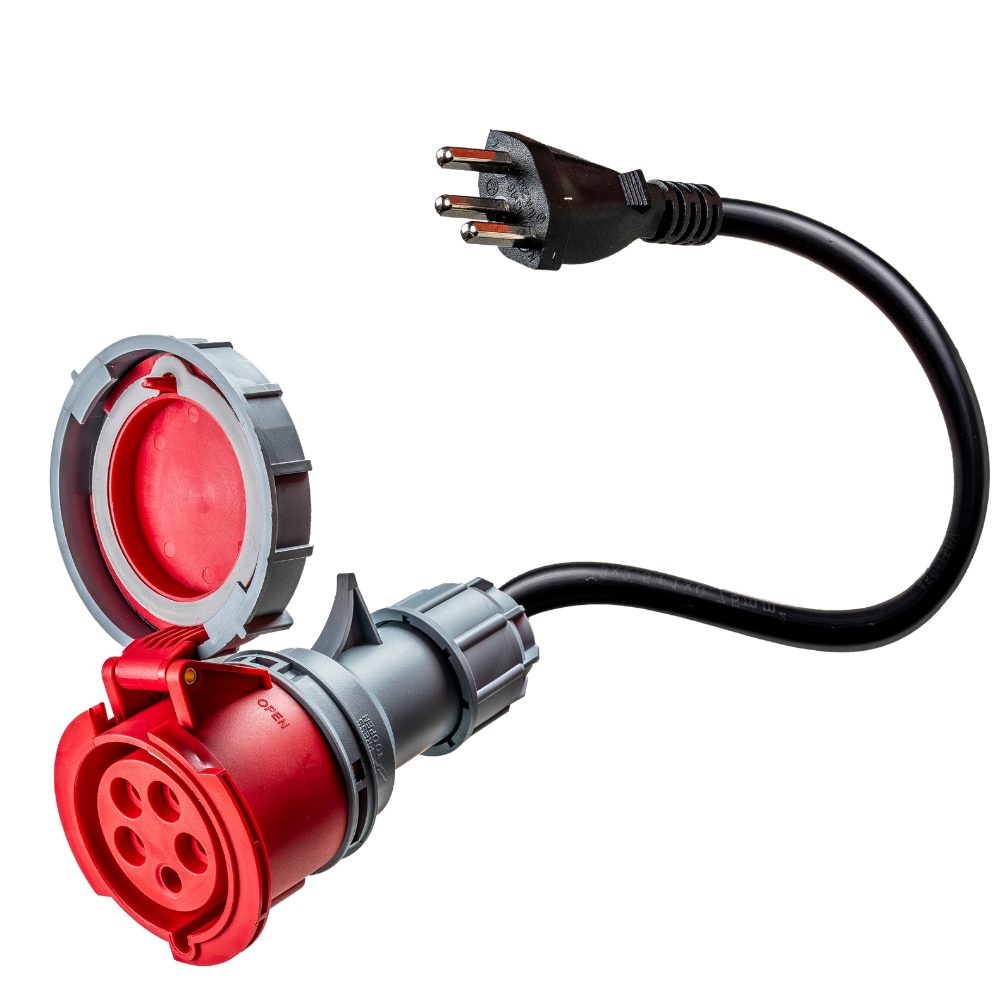 adaptador de 32A de 5 pólos de comando para Tipo J para a Suíça