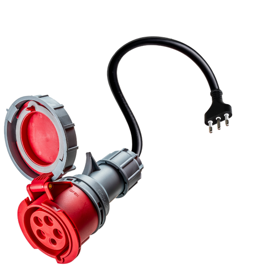 adaptador de 16A de 5 pólos para Tipo L para Itália