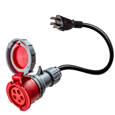 adaptador de 32A de 5 pólos de comando para Tipo J para a Suíça