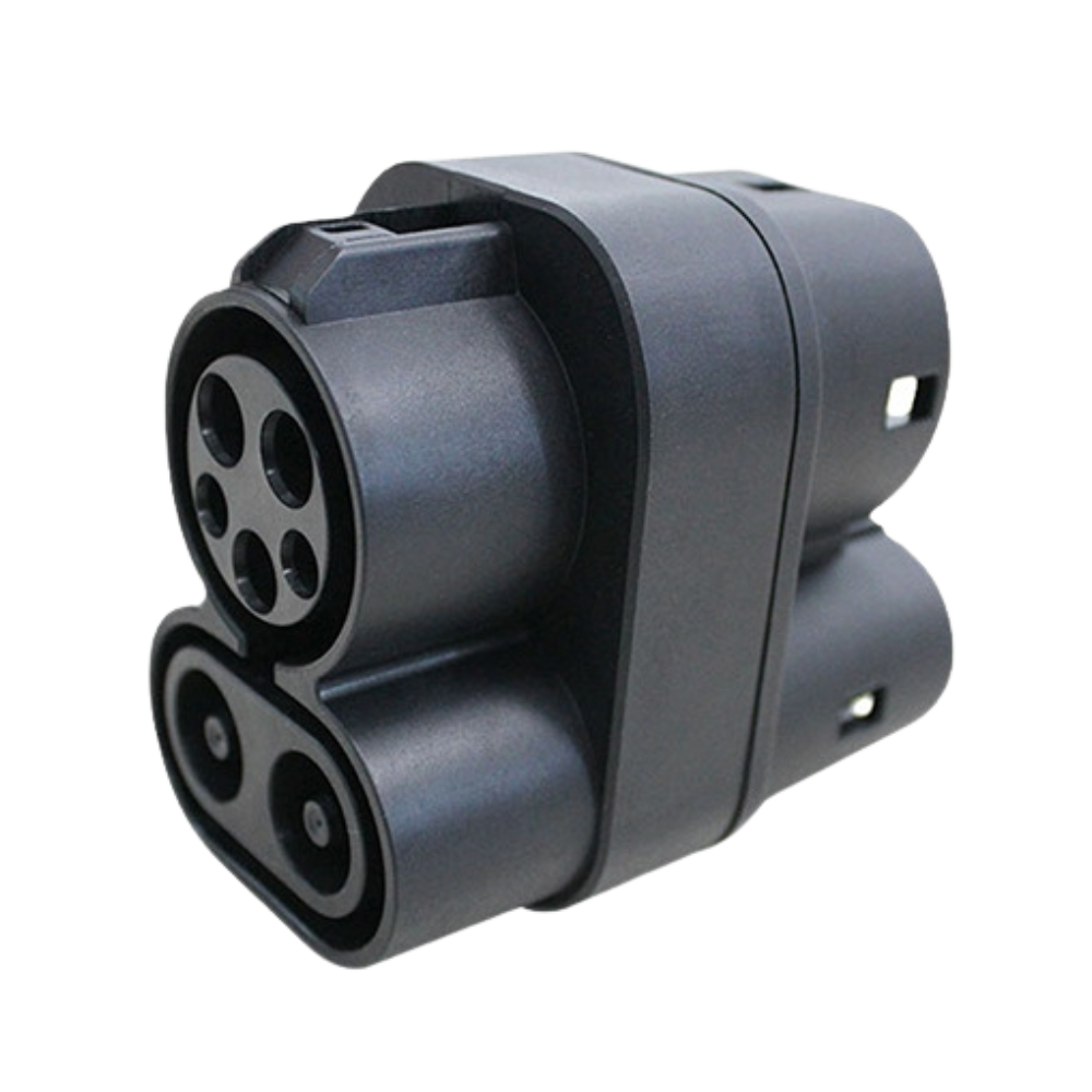 Adaptador de carregamento de veículos eléctricos CCS1 para CCS2