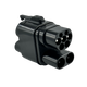 Adaptador de carregamento de veículos eléctricos CCS2 para CCS1