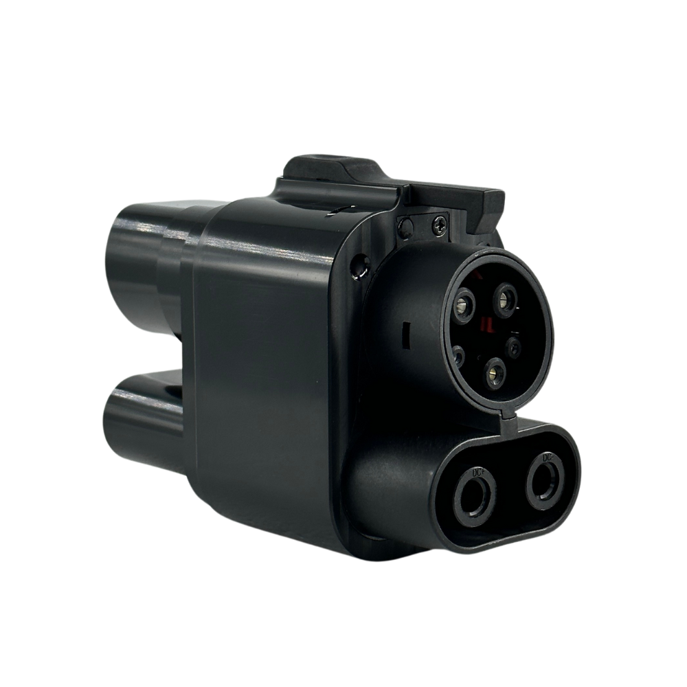 Adaptador de carregamento de veículos eléctricos CCS2 para CCS1