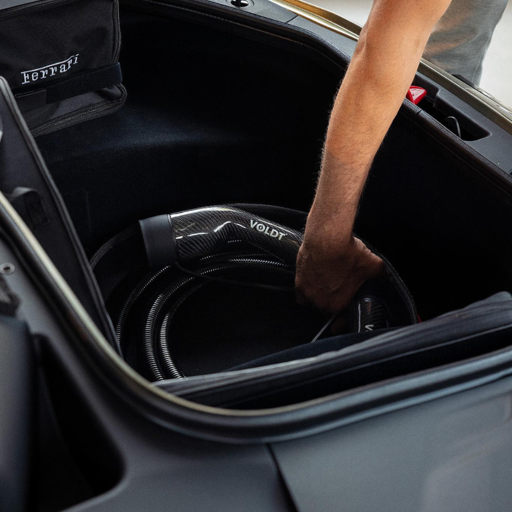 Voldt® Cabo de carregamento Tipo 2 Fibra de Carbono 22kW