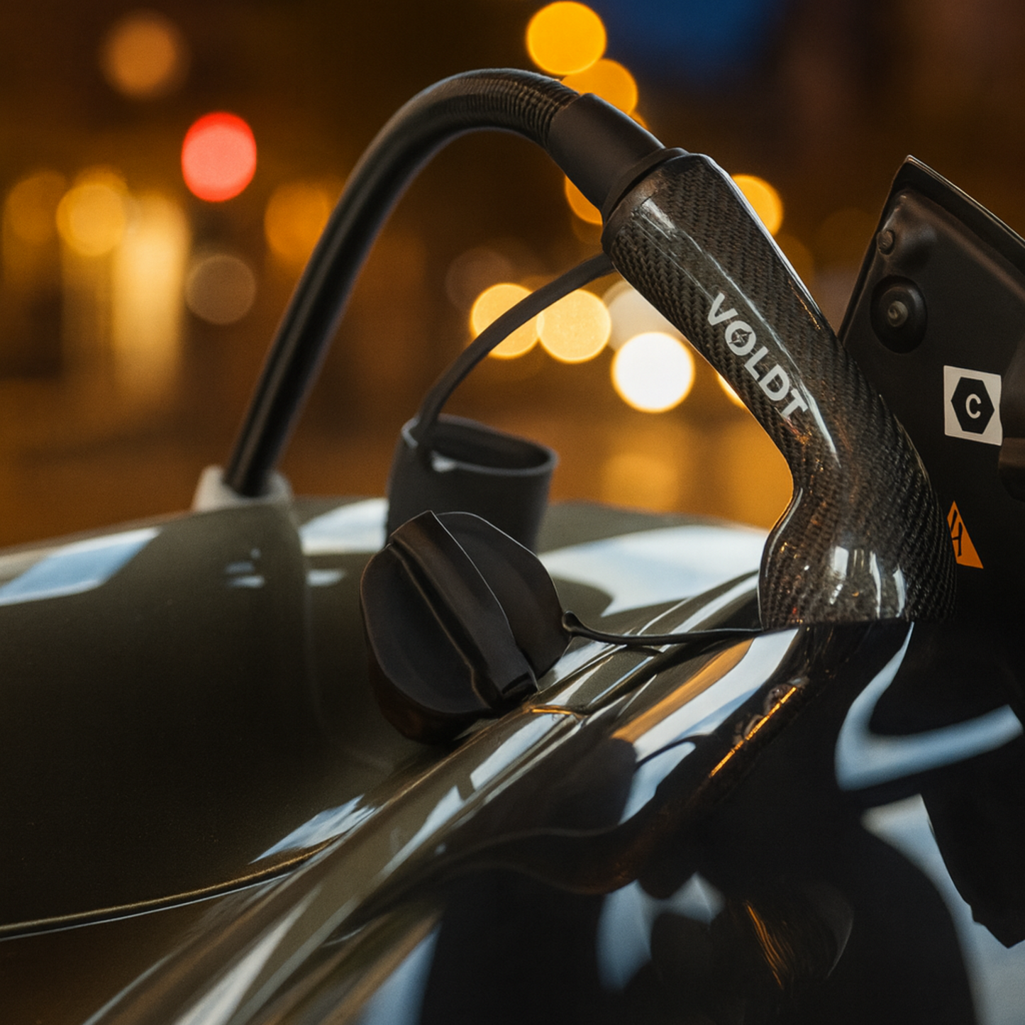 Voldt® Cabo de carregamento Tipo 2 Fibra de Carbono 22kW