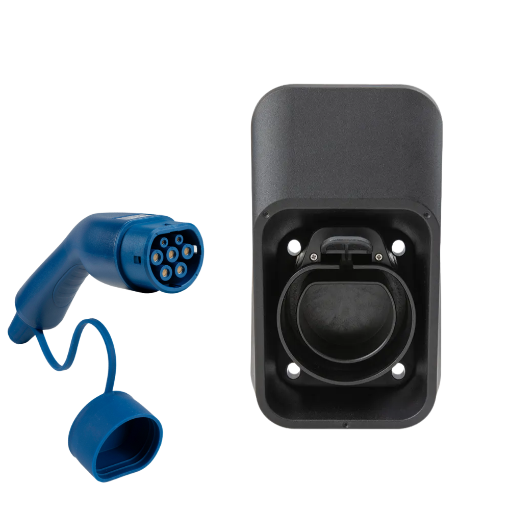 Suporte de ficha para cabo de carregamento EV tipo 2