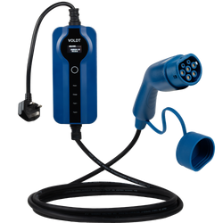 carregador de 3 pinos para veículos eléctricos | Ajustável 8A - 13A | Cabo de carregamento de 2,8kW