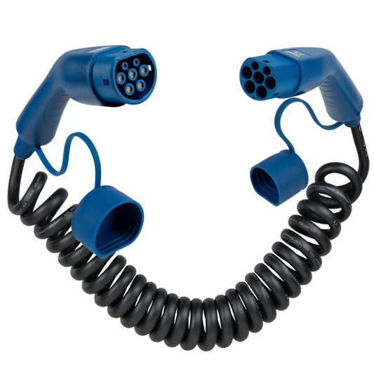 Tipo 2 | modo 3 | 32a | 22kW | cabo de carregamento em espiral