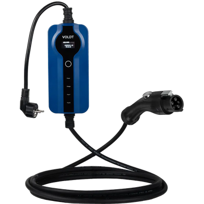 Tipo 1 - schuko | Ajustável 8A - 16A | Cabo de carregamento de 3,7kW