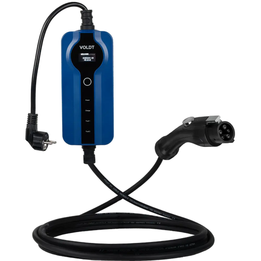 Tipo 1 - schuko | Ajustável 8A - 16A | Cabo de carregamento de 3,7kW