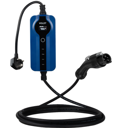 3 pinos - carregador de tipo 1 para veículos eléctricos | Ajustável 8A - 13A | 2,8kW