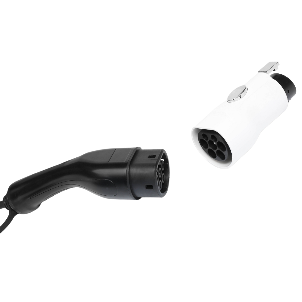 Adaptador Tipo 2 (cabo de carregamento) para Tipo 1 (automóvel)