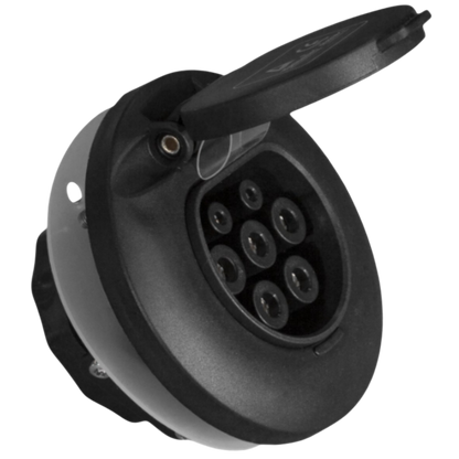 Tomada tipo 2 para estação de carga | 1 fase | 16A/32A