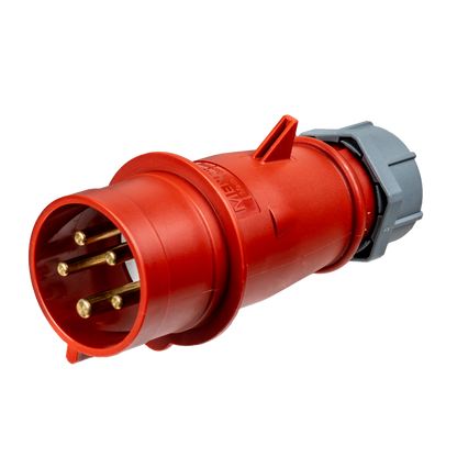 Tomada de comando vermelha tipo 2 - 32A | 3 fases | Ajustável 8A - 32a | Cabo de carregamento de 22kW