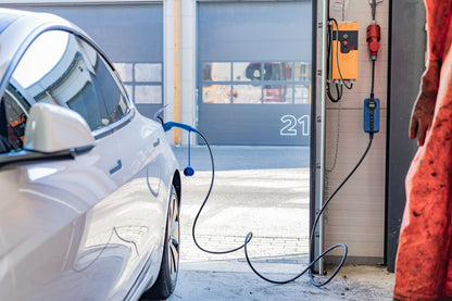 Tomada de comando vermelha tipo 2 - 32A | 3 fases | Ajustável 8A - 32a | Cabo de carregamento de 22kW