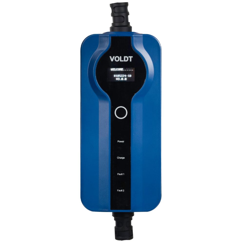 Tomada de comando vermelha tipo 2 - 32A | 3 fases | Ajustável 8A - 32a | Cabo de carregamento de 22kW