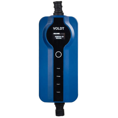 Tomada de comando vermelha tipo 2 - 32A | 3 fases | Ajustável 8A - 32a | Cabo de carregamento de 22kW