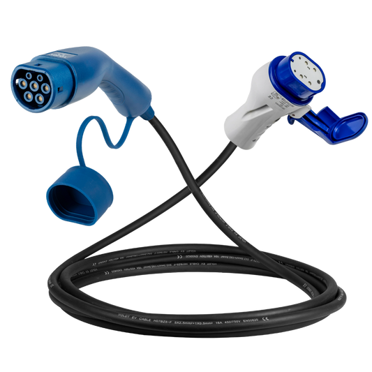 Cabo de carregamento Tipo 2 - Tipo 3 | modo 3 | 16A | 11kW