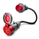 adaptador de comando de 16A de 5 pólos para 32A de 5 pólos