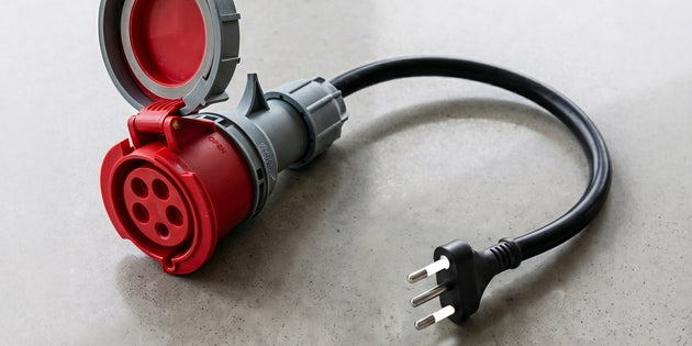 adaptador de comando de 5 pólos de 32A para Tipo L para Itália