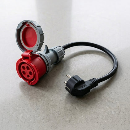 adaptador de comando de 5 pólos de 32A para Schuko