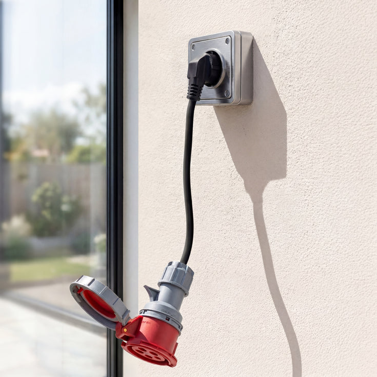 adaptador de comando de 5 pólos de 32A para Schuko