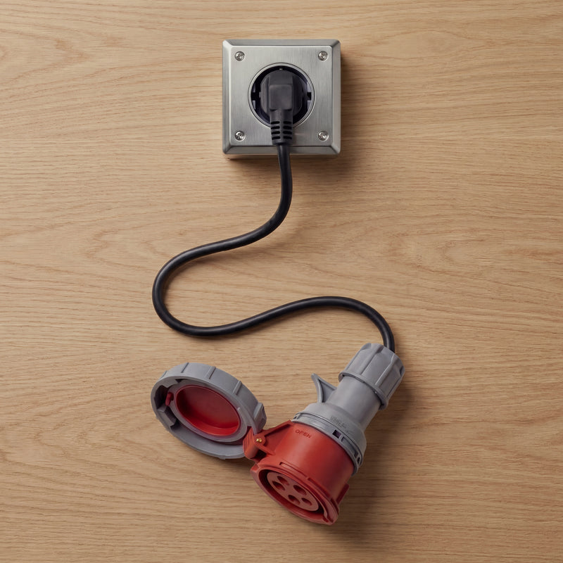 adaptador de comando de 5 pólos de 32A para Schuko
