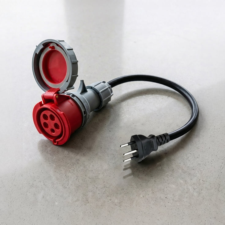 adaptador de 32A de 5 pólos de comando para Tipo J para a Suíça
