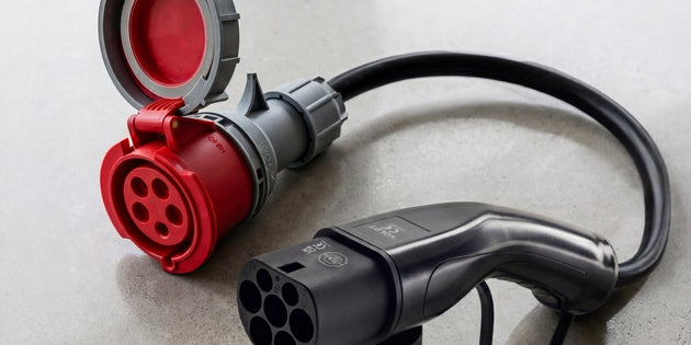 adaptador 32A de 5 pólos de comando para Tipo 2