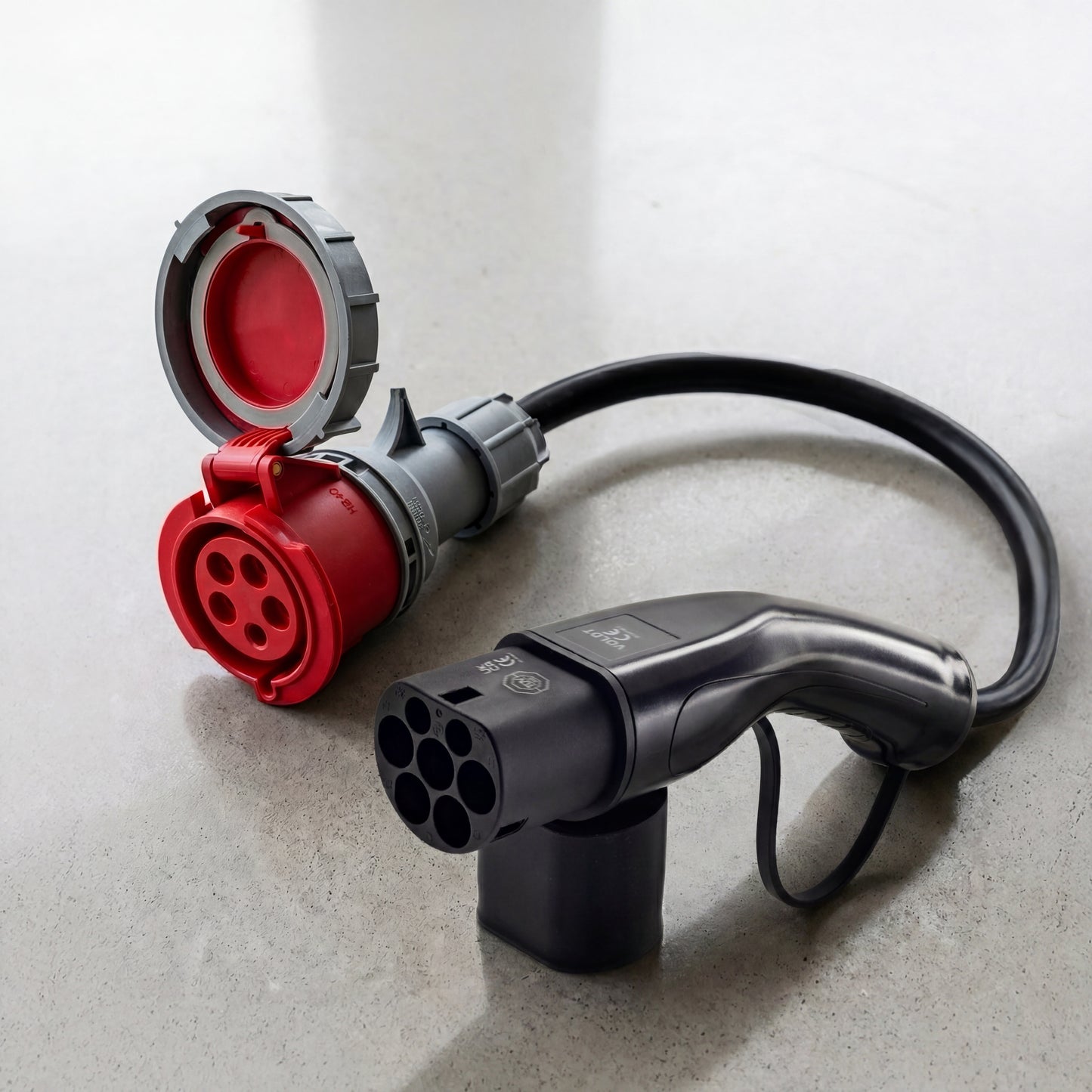 adaptador 32A de 5 pólos de comando para Tipo 2