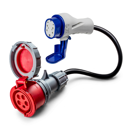 adaptador de 16A de 5 pólos para Tipo 3