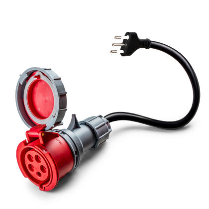 adaptador de 16A de 5 pólos para Tipo L para Itália