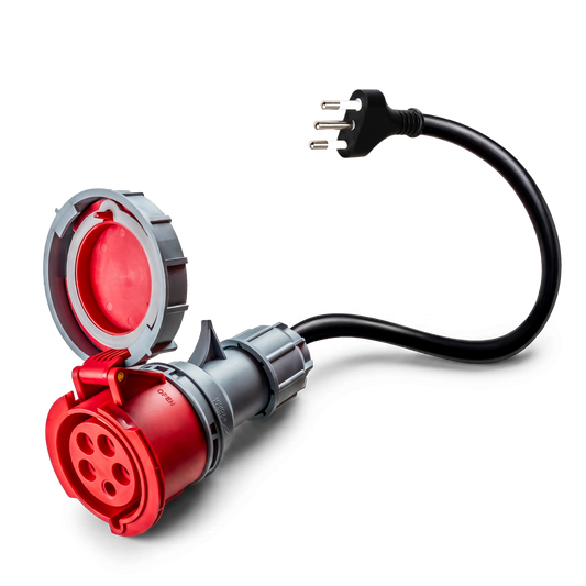 adaptador de 16A de 5 pólos para Tipo L para Itália