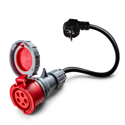 adaptador de comando de 5 pólos de 32A para Schuko