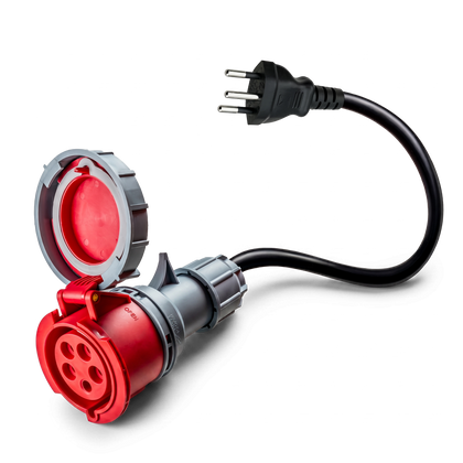 adaptador de 32A de 5 pólos de comando para Tipo J para a Suíça
