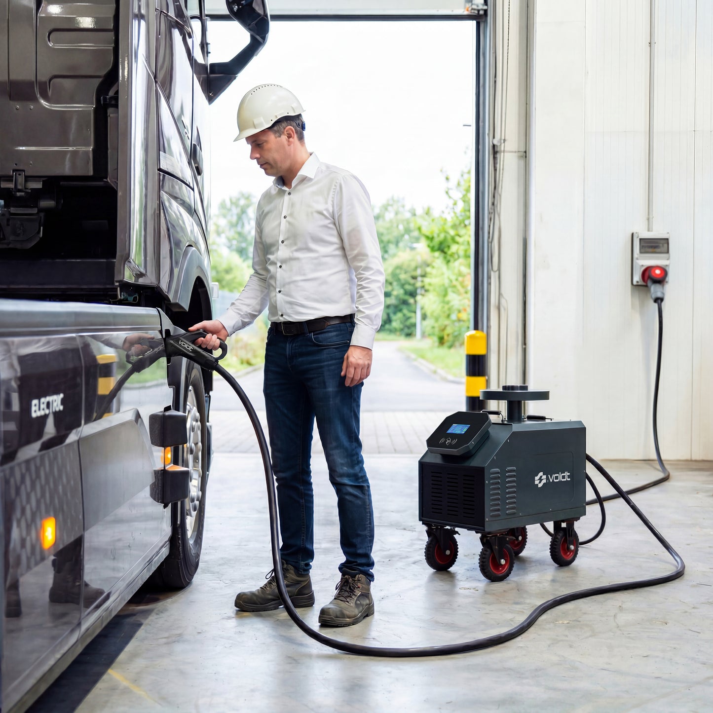 Carregador rápido Voldt Mobile CCS2 40kW