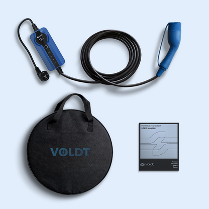 Tipo 2 - schuko | Ajustável 8A - 16A | Cabo de carregamento de 3,7kW