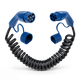 Tipo 2 | 1 fase | 32a | 7,4kW | cabo de carregamento em espiral