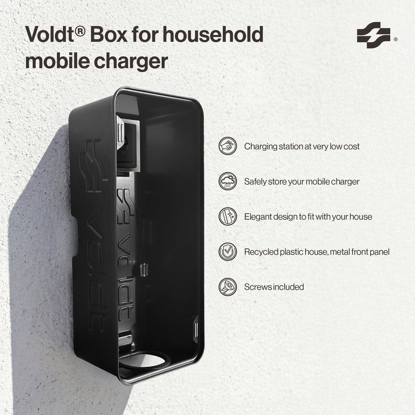 Voldt® Boxx para carregador móvel doméstico