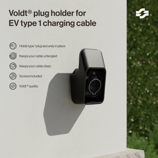 Suporte para ficha de cabo de carregamento EV Tipo 1