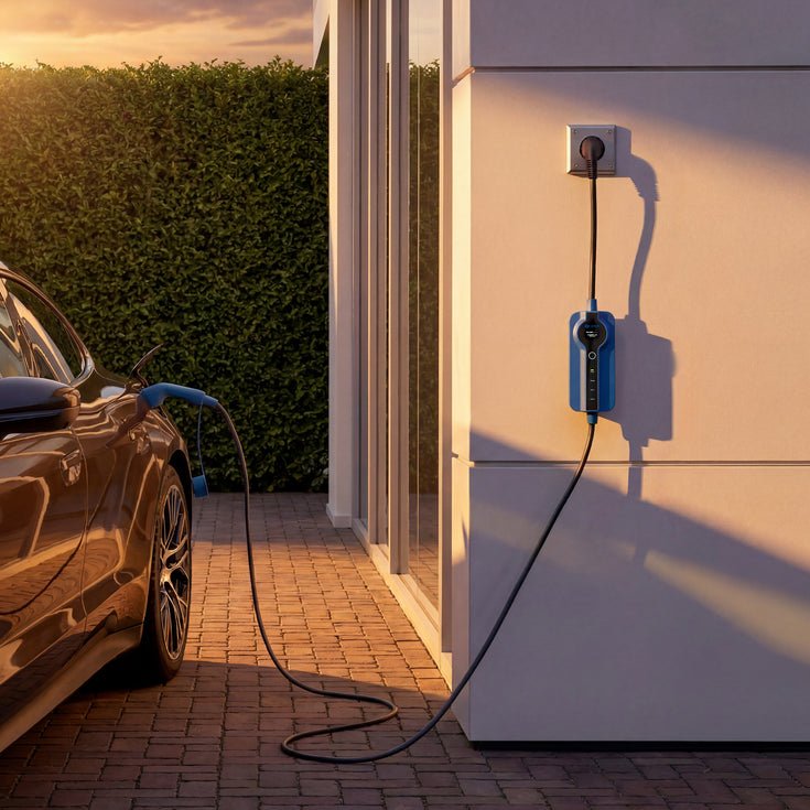 Voldt Carregador portátil EV schuko 230V | 8A - 16A | 3,7kW + APP