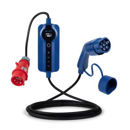 Voldt Carregador portátil EV CEE | trifásico | 8A-16A | 11kW +APP