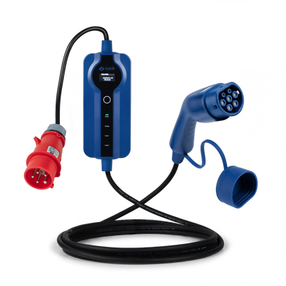 Voldt Carregador portátil EV CEE | trifásico | 8A-16A | 11kW +APP