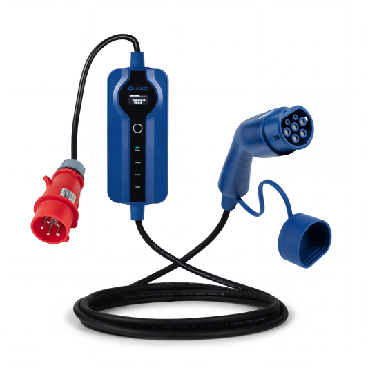 Voldt Carregador portátil EV CEE | trifásico | 8A-16A | 11kW +APP