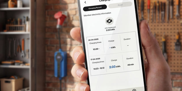 Voldt Carregador portátil EV CEE | trifásico | 8A-32A | 22kW +APP